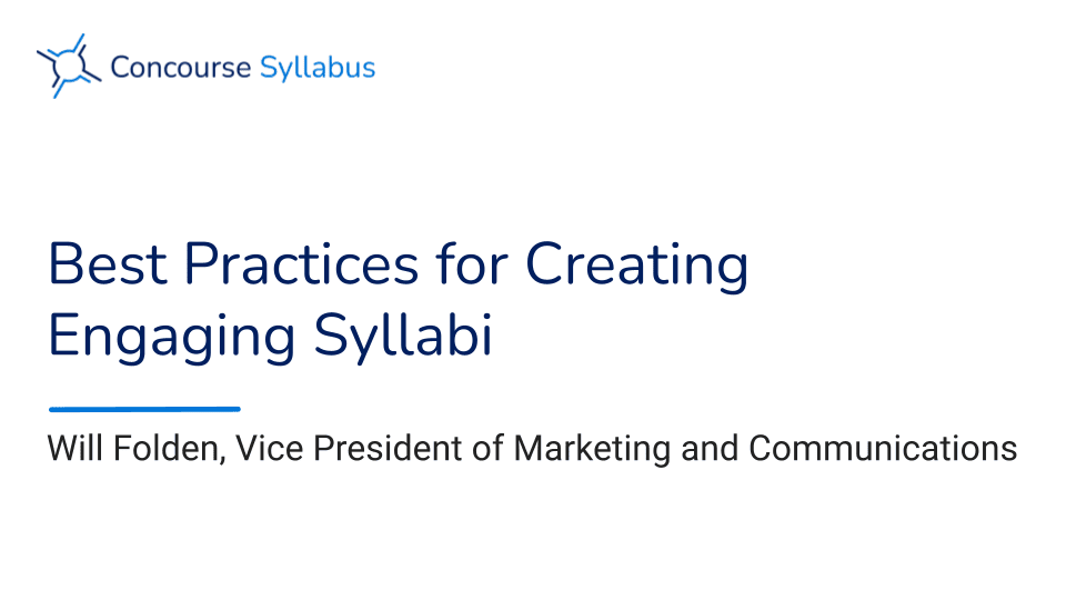 Title slide of webinar