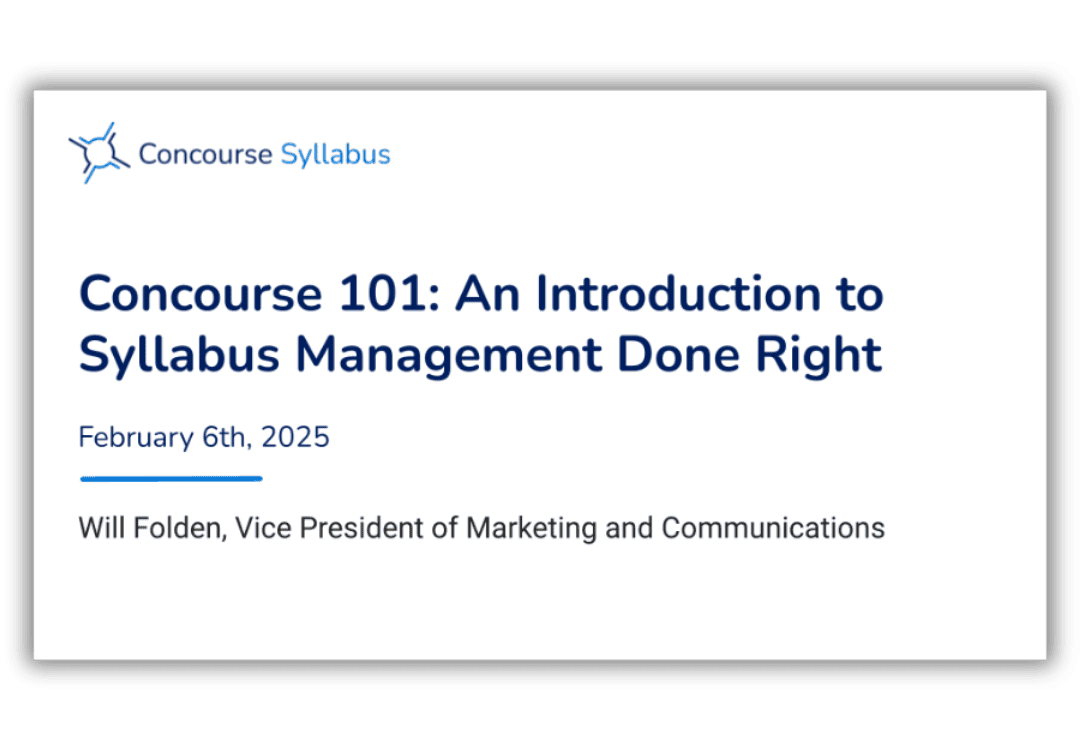 Title slide of the webinar