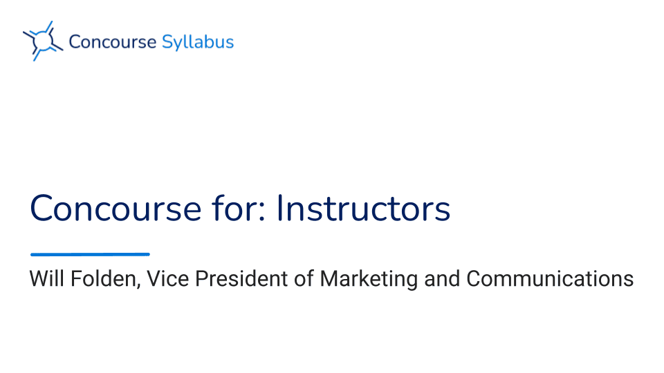 Title slide of webinar